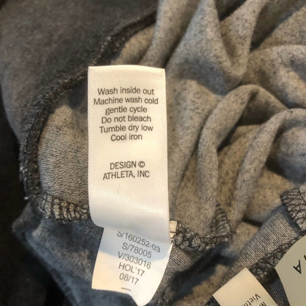 ATHLETA Dark Gray Velour Velluxe Joggers Size Small - Picture 11 of 11